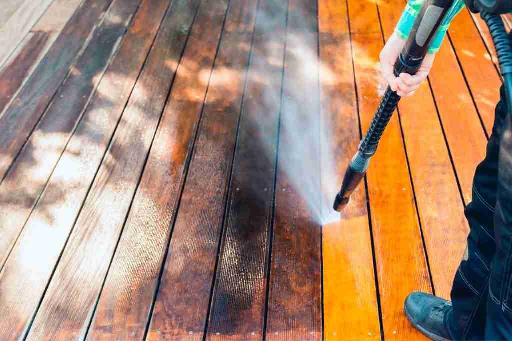 Pressure Washing Decking Patio pressure cleaning