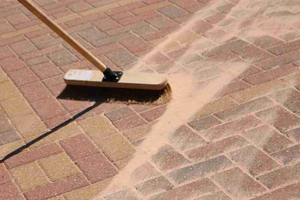 Re-sanding block paving service Patio pressure cleaning
