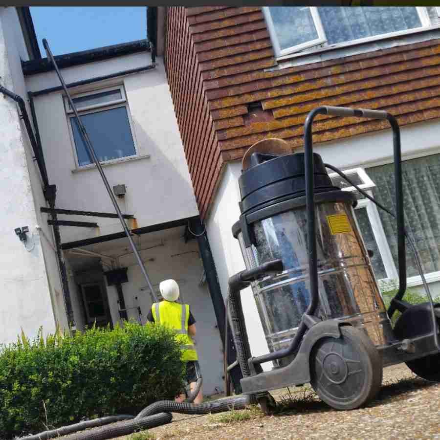 High reach gutter cleaning in Brighton